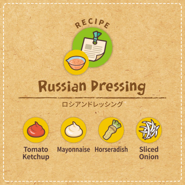 ロシアンドレッシングのレシピ