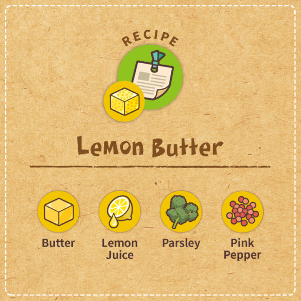 レモンバターのレシピ